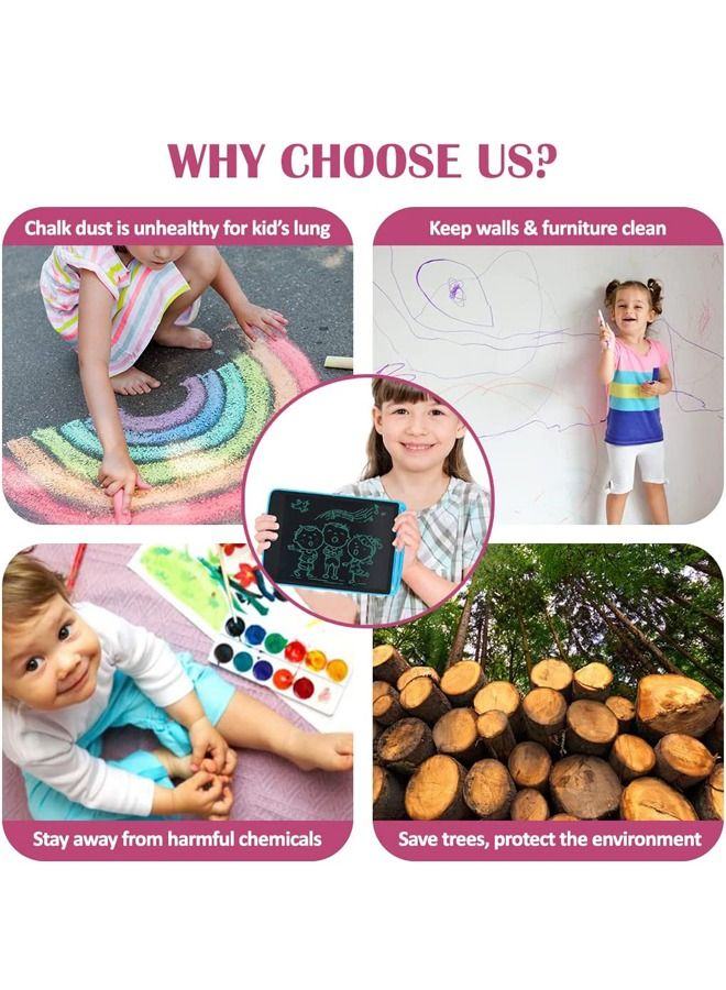 PADOM لوحة الكتابة الرقمية Padom LCD مقاس 8.5 بوصة هدية عيد ميلاد للأولاد والبنات للأطفال لتعلم الألعاب التعليمية لوحة الرسم الذكية المحمولة - Image 5