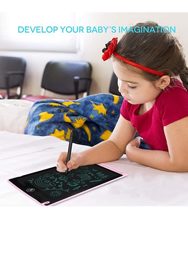 PADOM لوحة الكتابة الرقمية Padom LCD مقاس 8.5 بوصة هدية عيد ميلاد للأولاد والبنات للأطفال لتعلم الألعاب التعليمية لوحة الرسم الذكية المحمولة - Image 3
