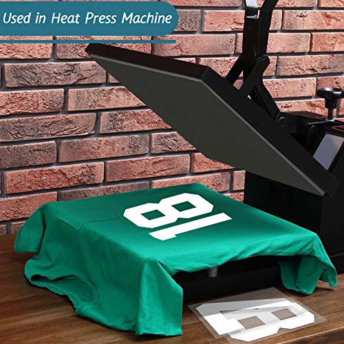 Zonon 22 Pieces Iron on Numbers T Shirt Heat Transfer 0 to 9 Jersey Numbers for Team Uniform Sports(White 5 Inch) - Image 4