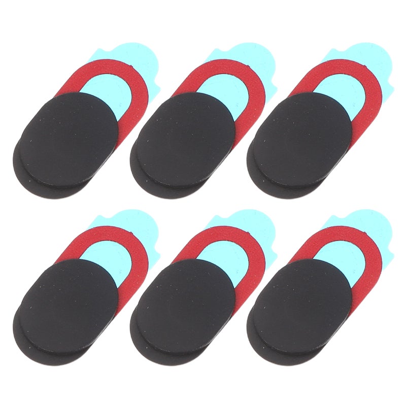6PCS Webcam Privacy Camera Slider Protect Cover Sticker for Laptop Tablet Phone Sticker (Black) - Image 5