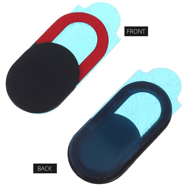 6PCS Webcam Privacy Camera Slider Protect Cover Sticker for Laptop Tablet Phone Sticker (Black) - Image 2