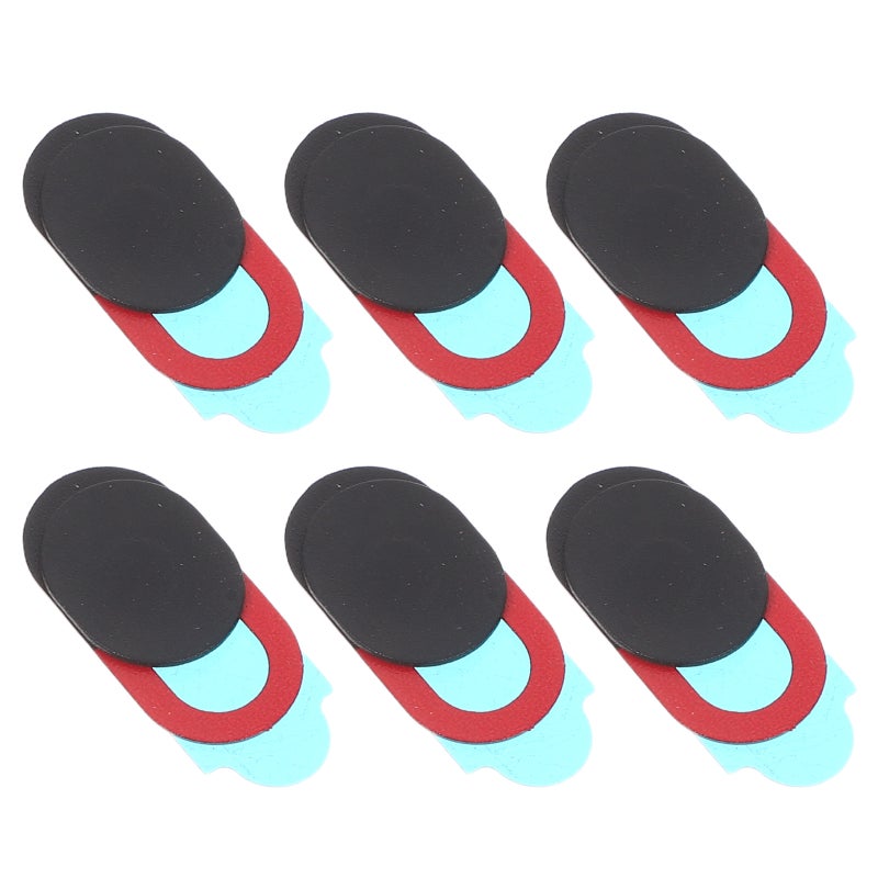 6PCS Webcam Privacy Camera Slider Protect Cover Sticker for Laptop Tablet Phone Sticker (Black) - Image 4