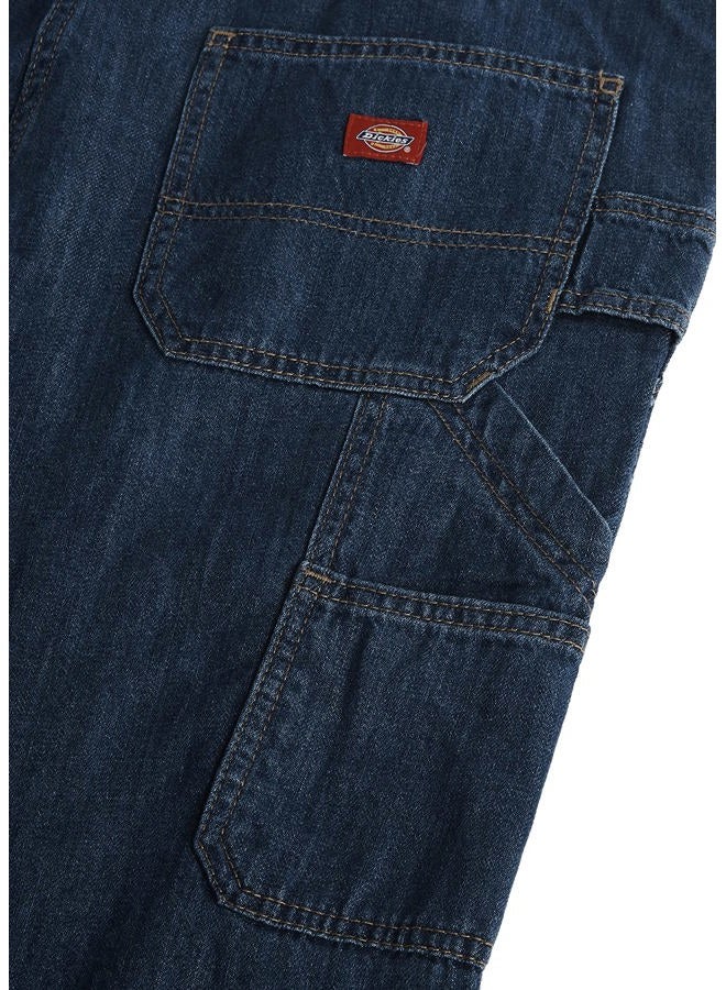 Dickies Women's Denim Bib Overall, Medium Stonewashed Denim, M - Image 5
