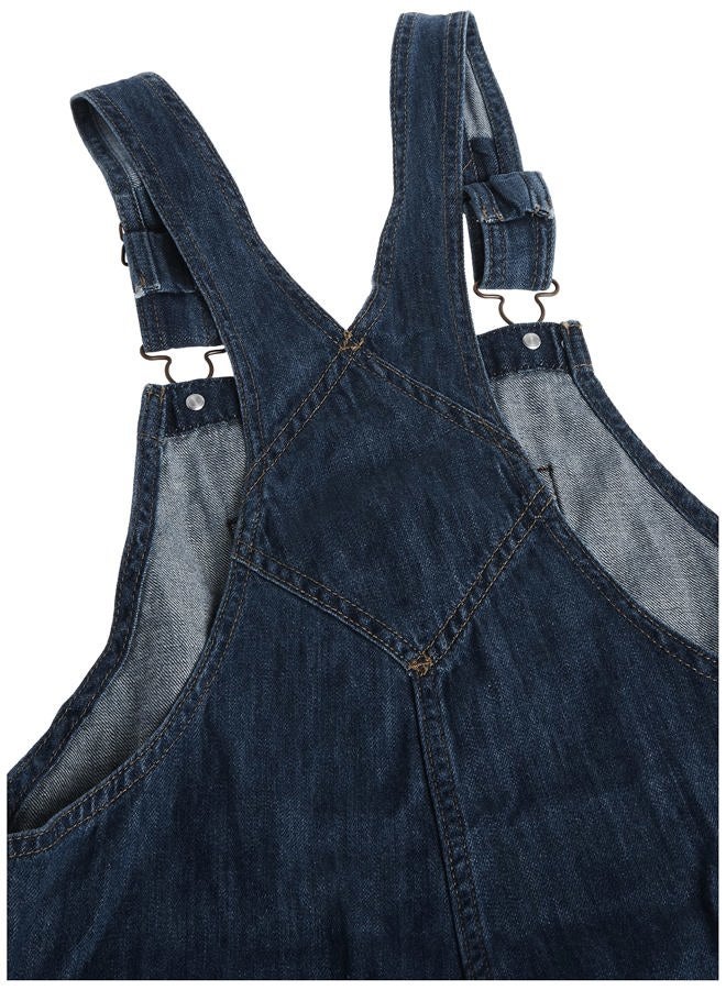 Dickies Women's Denim Bib Overall, Medium Stonewashed Denim, M - Image 4