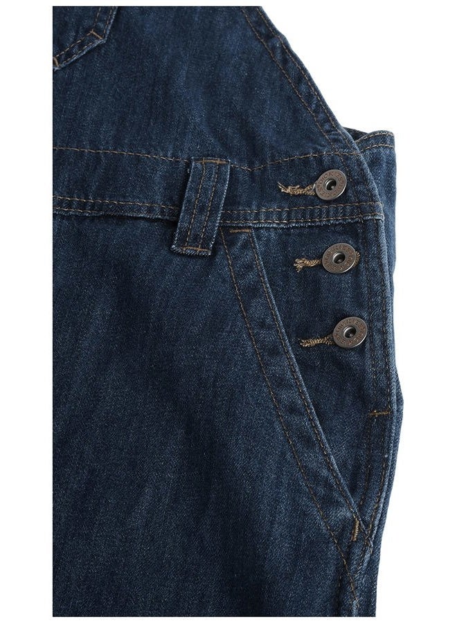 Dickies Women's Denim Bib Overall, Medium Stonewashed Denim, M - Image 3