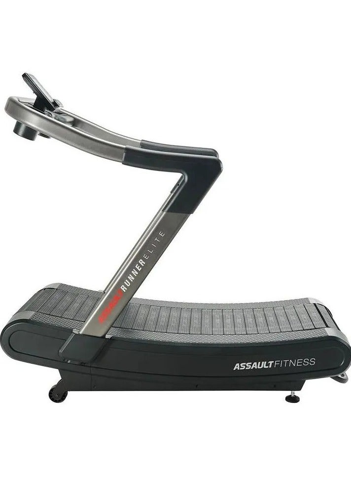 ASSAULT FITNESS Assault Fitness AirRunner Elite Treadmill  Athlete-Powered, 100 Precision Bearings, Bluetooth & ANT+ Connectivity, UV Resistant Console, Shock-Absorbent Belt, Commercial-Grade Steel Frame, Dual Water Bottle Holders - Image 1