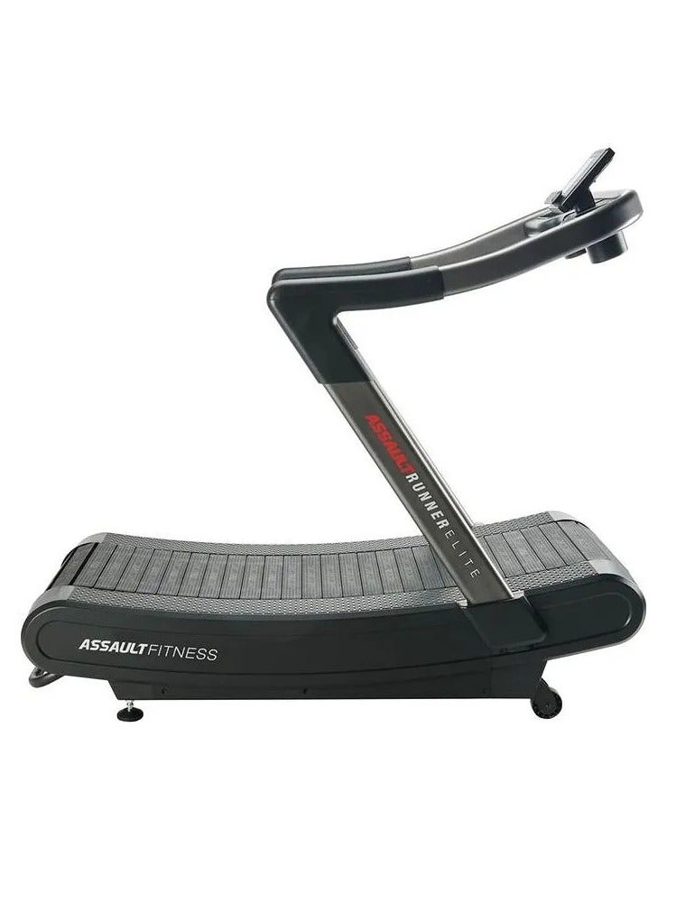 ASSAULT FITNESS Assault Fitness AirRunner Elite Treadmill  Athlete-Powered, 100 Precision Bearings, Bluetooth & ANT+ Connectivity, UV Resistant Console, Shock-Absorbent Belt, Commercial-Grade Steel Frame, Dual Water Bottle Holders - Image 2