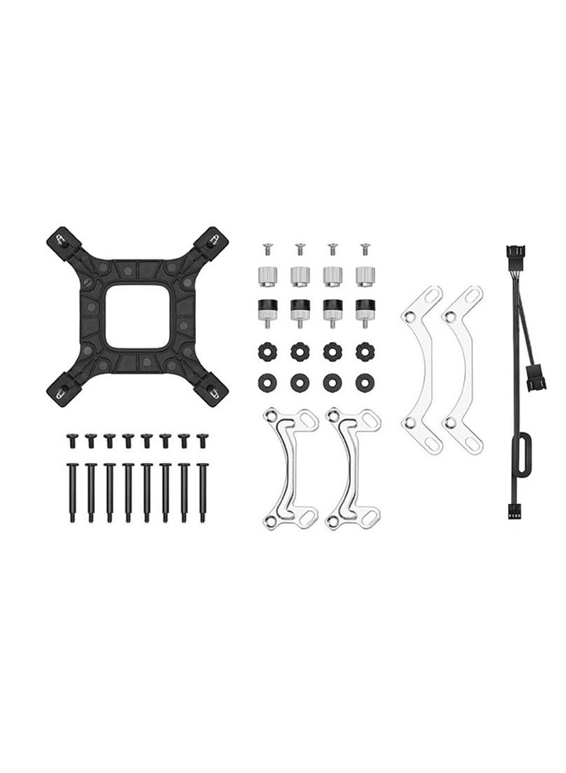 LE520 Liquid Cooler, 220W TDP AIO, 240mm ARGB PWM Fan, Copper Heatsink, Aluminium Radiator, Anti-Leak Tech CPU Water Cooler for AMD AM4/AM5 LGA...