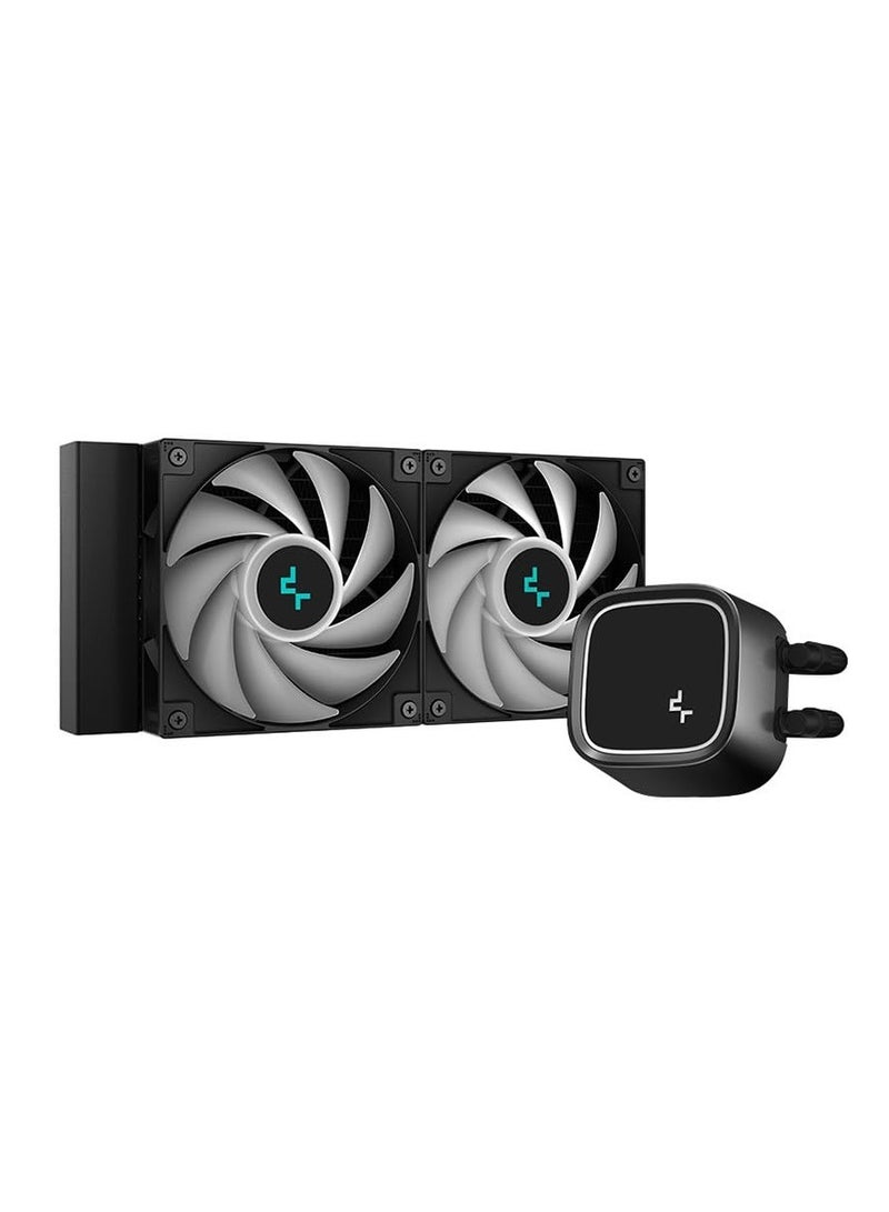 LE520 Liquid Cooler, 220W TDP AIO, 240mm ARGB PWM Fan, Copper Heatsink, Aluminium Radiator, Anti-Leak Tech CPU Water Cooler for AMD AM4/AM5 LGA...