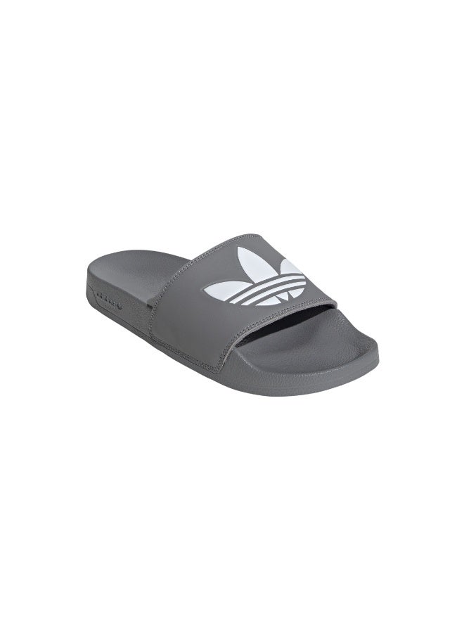 Adidas Adilette Lite Slides - Grey/Whi - Image 5
