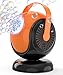 Joyfuture Halloween Bubble Machine Bubbles Blower for Kids Toddlers 360 Rotation 75 Adjustment with LED Light Bubble Toys Gifts for Boys Girls Outdoor Birthday Party - Image 2