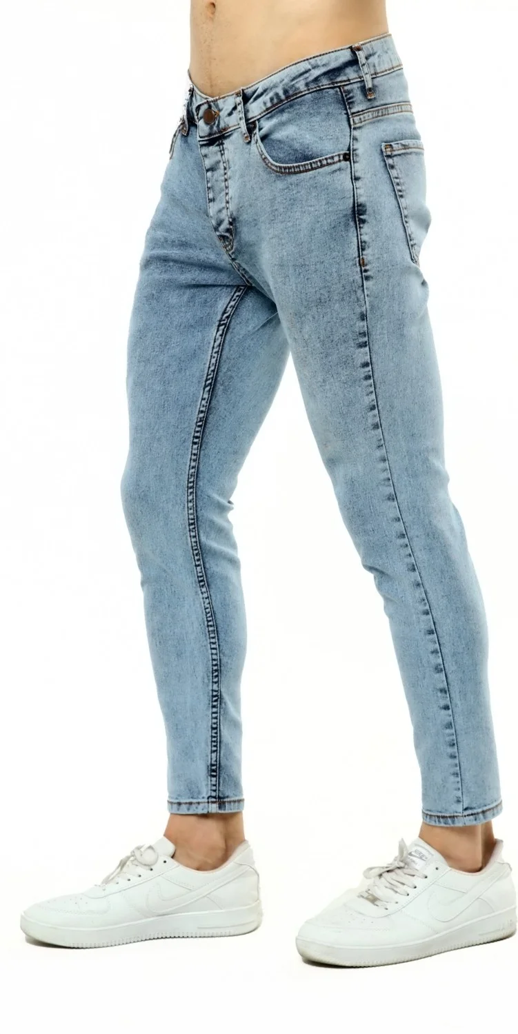 سيدي دينيم Men's Skinny Fit Italian Cut Slim Leg Jeans C344
