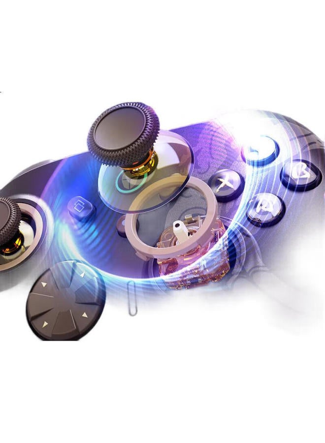 Thunderobot G50 Plus 3-Mode Wireless Gaming Controller Purple Crystal Transparent Switch-Like Xbox Hall Joystick Hall Trigger Bluetooth Motion Sensing Pc Computer Wilderness Dual Shadow Wonderland - Image 3