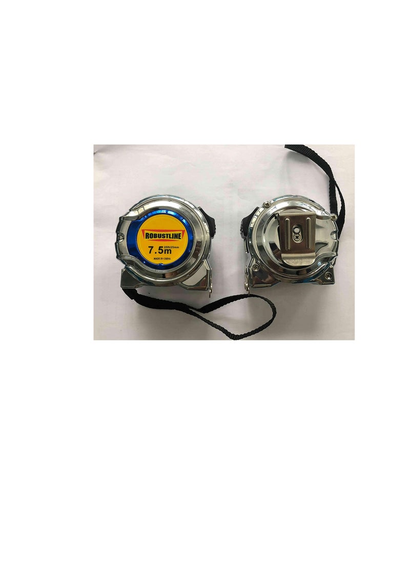 ROBUSTLINE ROBUSTLINE Measuring Tape - Retractable - 7.5 Meter - 25MM  - Image 3