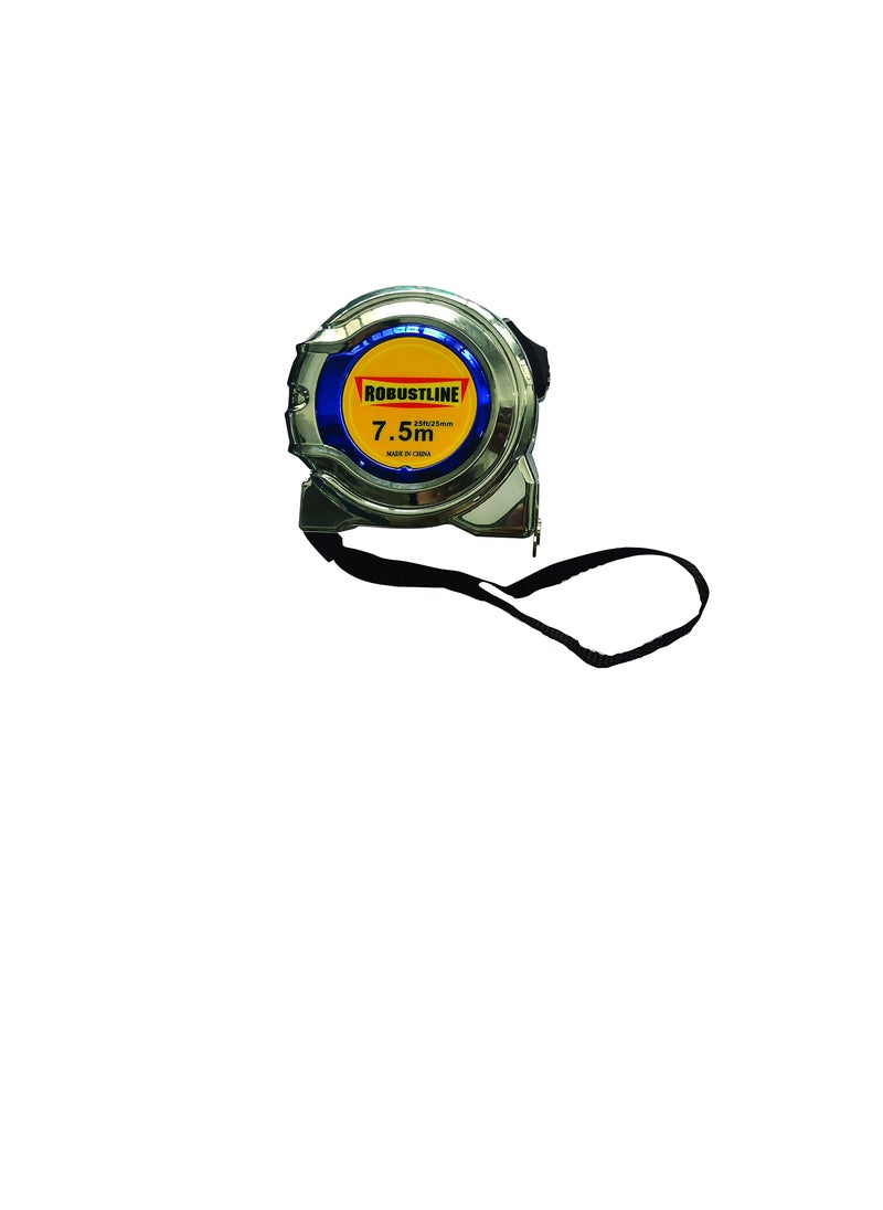 ROBUSTLINE ROBUSTLINE Measuring Tape - Retractable - 7.5 Meter - 25MM  - Image 1
