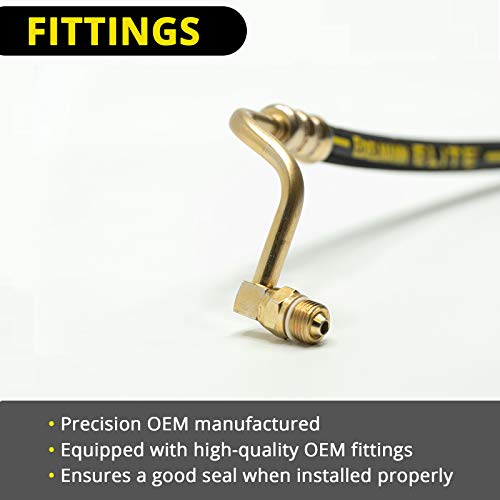 Edelmann Elite 80328E Power Steering Pressure Hose - Car Accessories and Equipment, For 1999-2004 Jeep Grand Cherokee - Image 2