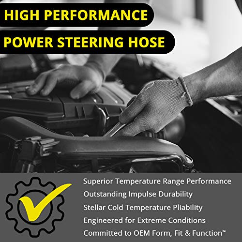 Edelmann Elite 80328E Power Steering Pressure Hose - Car Accessories and Equipment, For 1999-2004 Jeep Grand Cherokee - Image 3