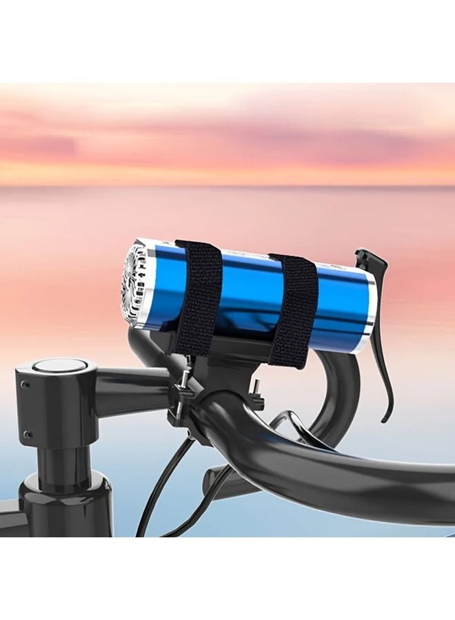 Black Adjustable Wireless Speaker Strap Mounting Holder For Motorcycle Bicycle - Image 5