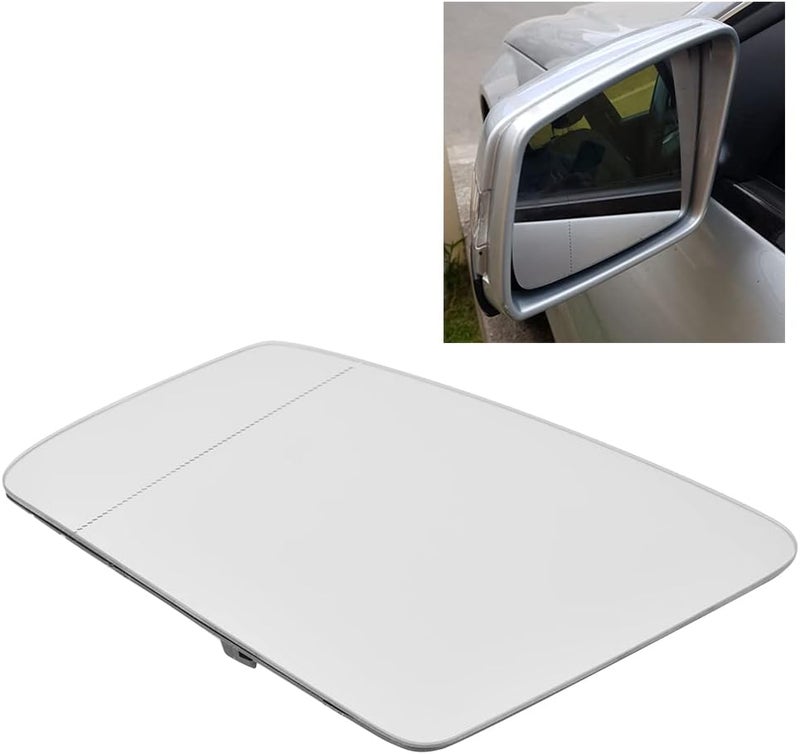 woobles Heated Rearview Mirror Glass Anti Fog Heated Rearview Mirror Glass A3159473 Replacement for C Class E Class W204 W212(Left) Left - Image 3