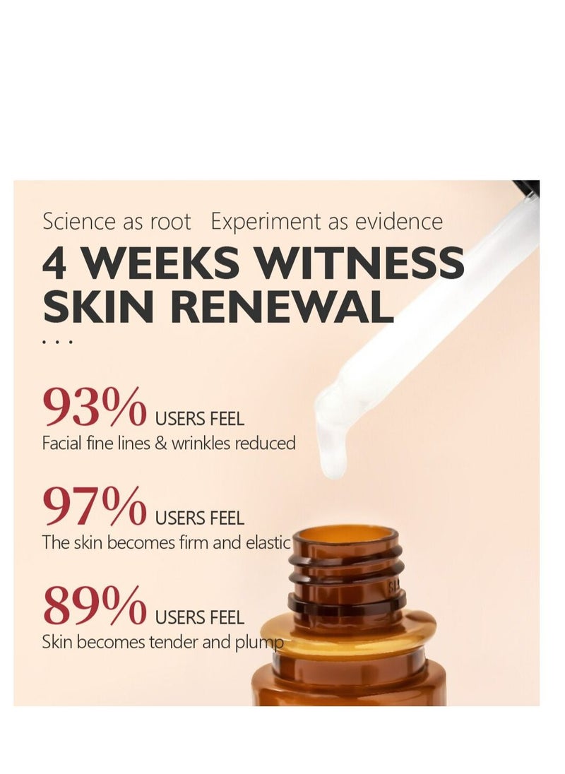 Vibrant Glamour - Retinol Serum Wrinkles Anti-Aging Fine Lines Brighten & Whiten Delicate and Smooth Dull and Yellow Skin for Women 30ml - Image 1