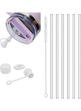 Straws for Cup,Spill Proof Straw Stopper,6 Reusable Straws Leak Proof Straw Cap Accessories for Cup,Clear - pzsku/ZC412E0F8CF60557DCEF1Z/45/_/1724658328/e47ccc71-c7de-42dd-9d24-3cd7bc04f5c2