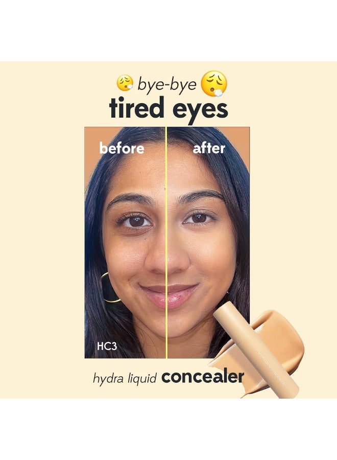 RUBY'S ORGANICS Liquid-Cream Concealer For Under-Eye Dark Circles & Pigmentation, Full Coverage, Cream With Bakuchiol, Easily Blendable, Highly Pigmented, Natural, All Indian Skin Types - HC2, 6.5Ml - Image 3