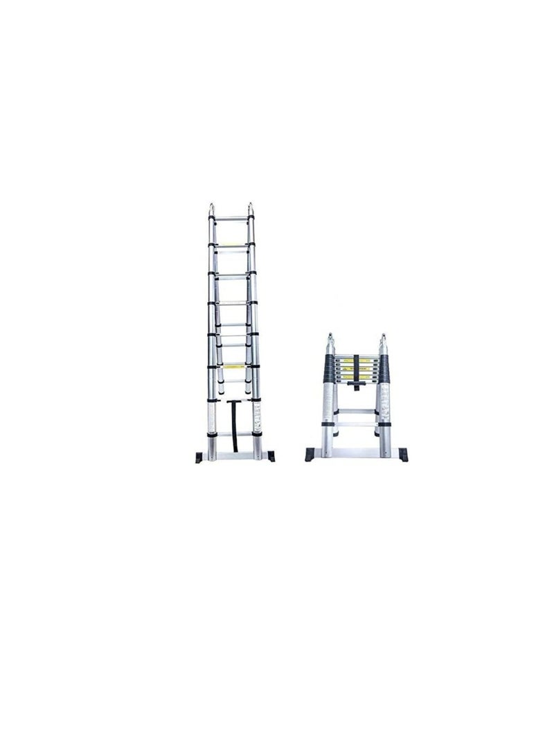 Telescopic ladder of aluminum, 4.4 m, removable, multi-purpose, retractable  - Image 3