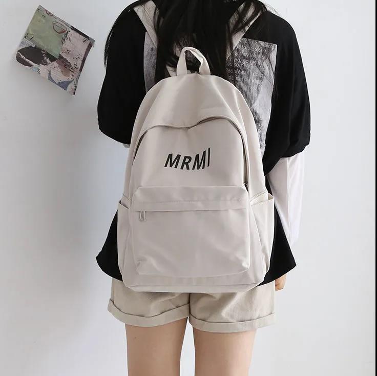 Fresh Style Schoolbag Women'S Ins Korean Style Senior High School Style All-Match Mori Style Backpack For Junior High School Students Large Capacity Double Backpack - Image 3