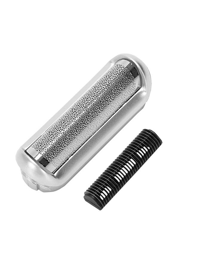 Brrnoo رأس استبدال ماكينة الحلاقة الكهربائية لسلسلة براون 5، رؤوس استبدال ماكينة الحلاقة الكهربائية، ورقة وشفرات استبدال 5s متوافقة مع براون M90 M60 P40 P50 P60 P70 P80 555 575 370-5S - Image 1