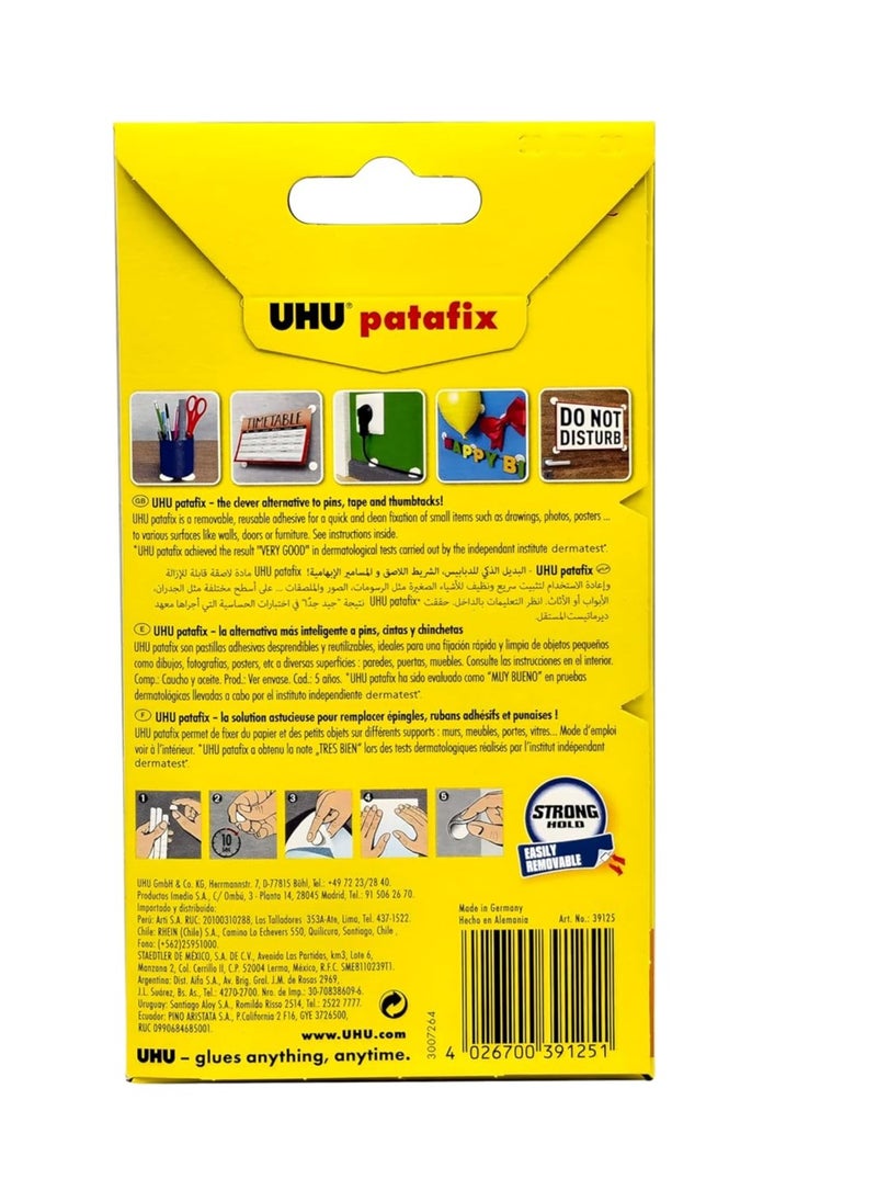 UHU Pack Of 80 Patafix Glue Pads White  - Image 3