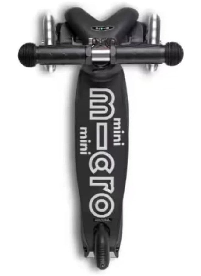 Micro - Micro Scooters- Mini Deluxe 3 in 1 Deluxe Eco -Black | Scooter for Kids | Kids Scooter | Scooter with LED Wheels | Scooter for Kids 3-5 Years - Image 1