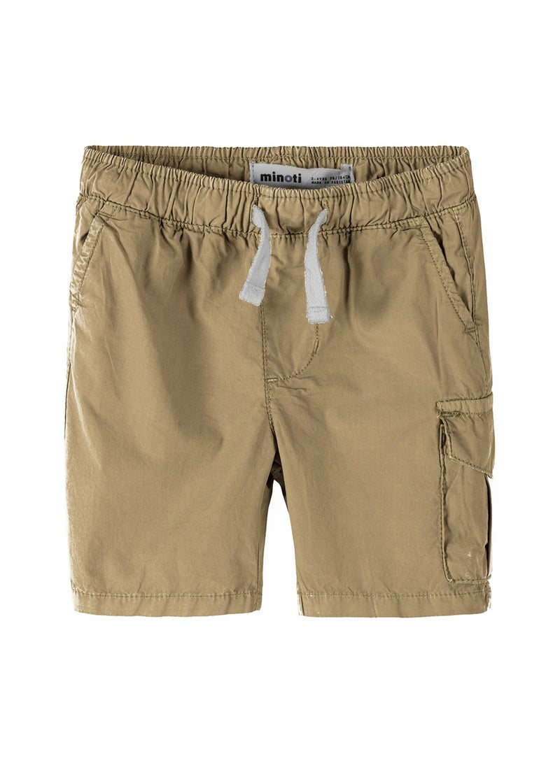 MINOTI Kids Poplin Cargo Shorts  - Image 1