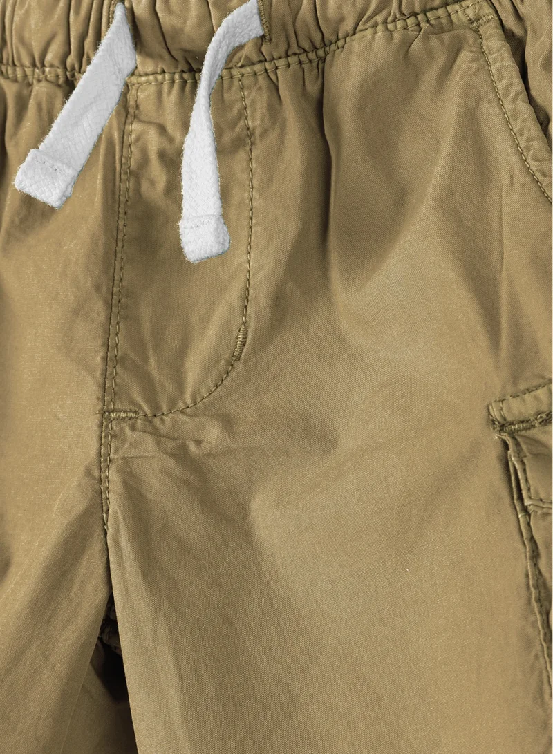 MINOTI Kids Poplin Cargo Shorts