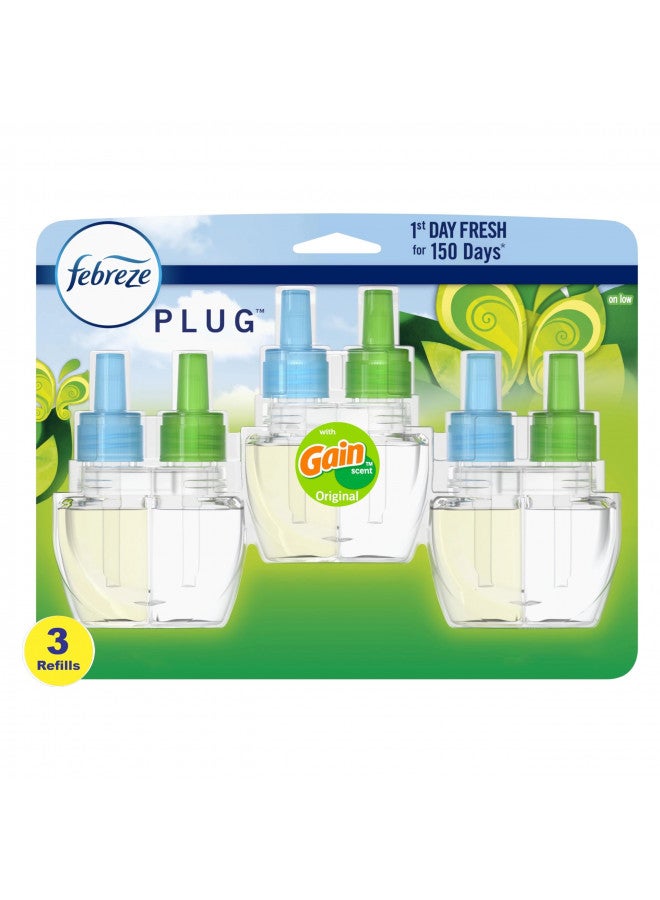 febreze Febreze PLUG, Gain Original, Starter Kit & (4) .87 fl. oz. Oil Refills