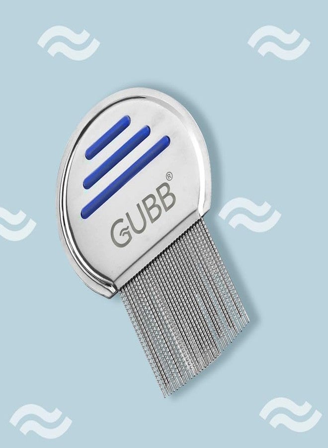 GUBB Metal Lice Comb | Effective Lice & Dandruff Removal | For All Hair Types - Image 2