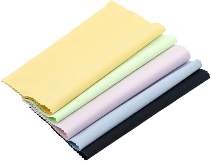 Reusable Microfiber Cleaning Cloths 10 Pack Gentle For Phone Screens LCD As Shown Size 2 - Image 1