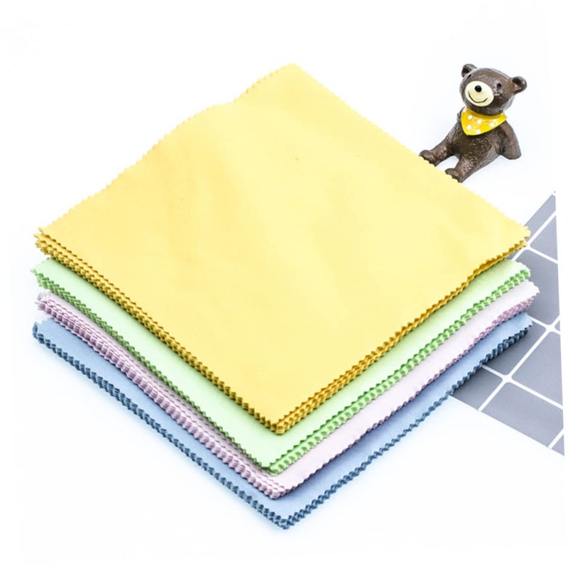 Reusable Microfiber Cleaning Cloths 10 Pack Gentle For Phone Screens LCD As Shown Size 2 - Image 4