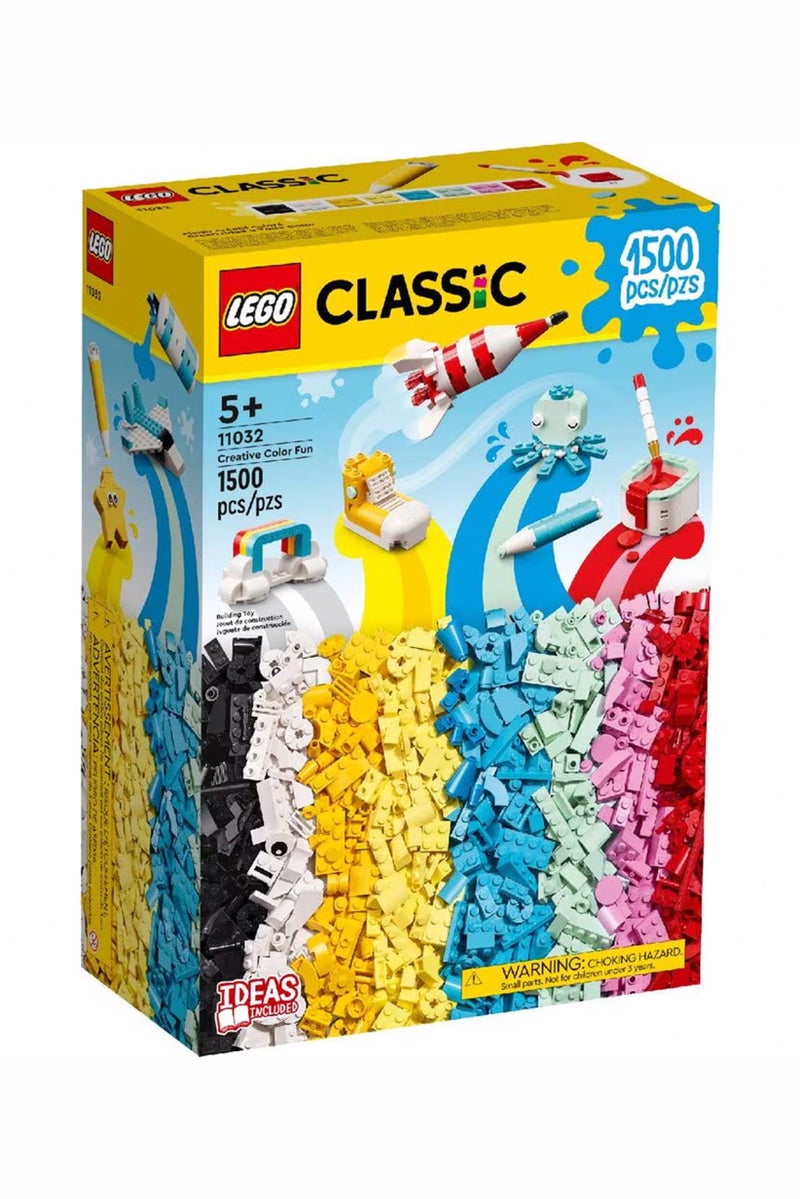 LEGO LEGO 11032 Classic Creative Colour Fun Bricks Set 1500 Pcs  - Image 1