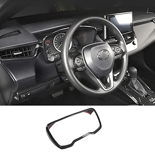 BOYUER for Toyota Corolla 2020-2024,2019-2024 Corolla Hatchback Corolla Cross ABS Instrument Panel Dial Dashboard Trim Cover Frame Car Interior Accessories Decoration Panel Trims (Carbon Fiber) - Image 1