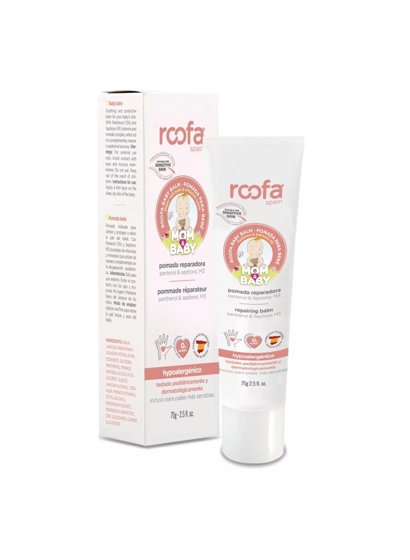 Roofa Spain ROOFA BABY BALM WITH PANTHENOL & SEPITONIC (REPAIRING) 75G 