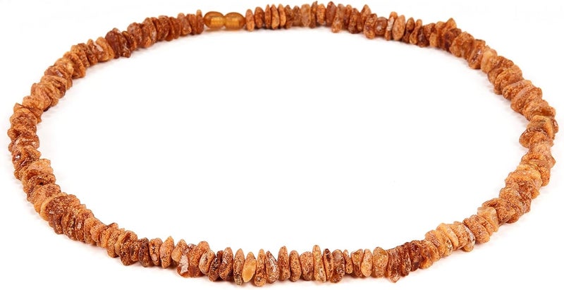 AMBERAGE Natural Baltic Amber Necklace for Women  Hand Made from RawCertified Baltic Amber Beads2 sizes 217 - Image 1