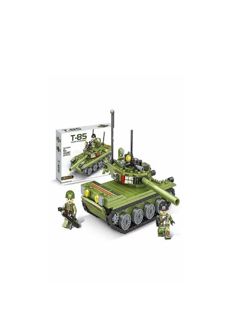 Generic Tank Building Blocks Assembly - Military Tank Block Toy for Kids with 2 Special Soldiers. Ages 6 and up, Great Birthday Gift for Kids and Building Block Lovers. (356 Pieces) 