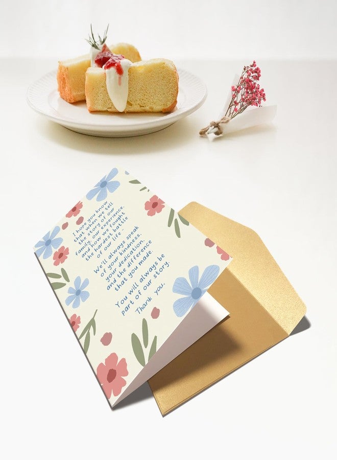 Chenive Thank You Card for Doctor Nurse, Appreciation Card for Hospital Medical Staff, Appreciation Gifts for Men Women, You Will Always Be Part Of Our Story - Image 5