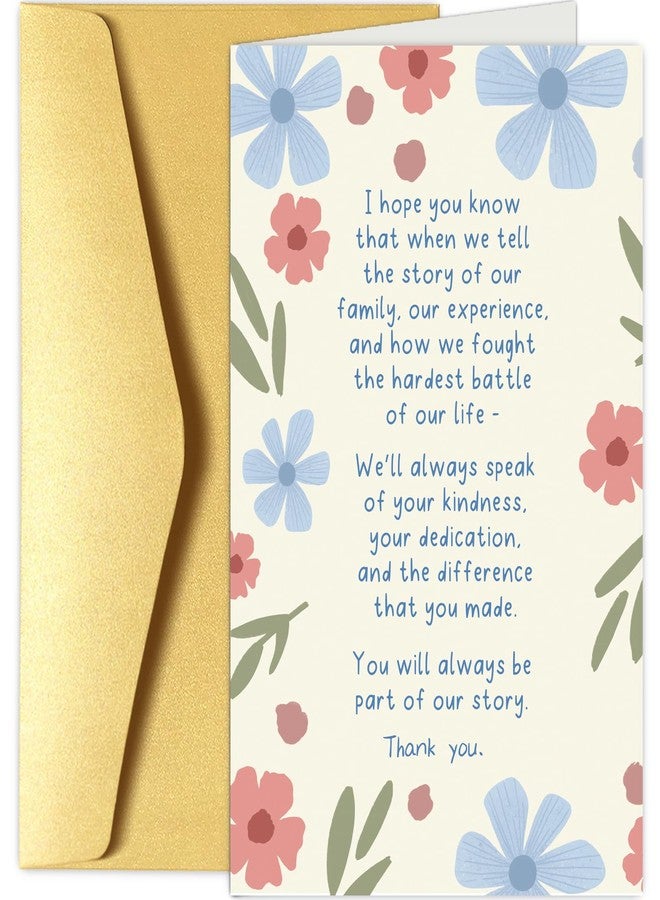 Chenive Thank You Card for Doctor Nurse, Appreciation Card for Hospital Medical Staff, Appreciation Gifts for Men Women, You Will Always Be Part Of Our Story - Image 1