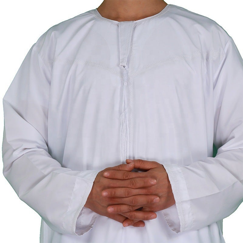 World Cup Prince Costume Set - White Arabic Thobe with Headscarf and Agal for  Men - Image 4
