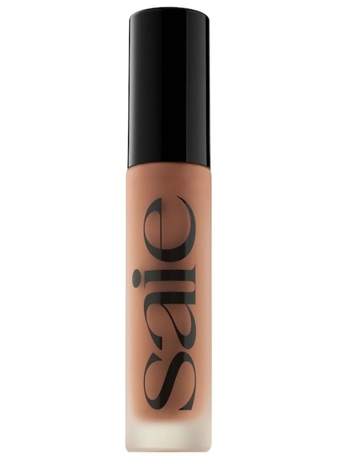 Saie SAIE   Glowy Super Skin Tint Foundation with Hyaluronic Acid , 25 Medium/Tan Golden Undertones 30ml - Lightweight, Hydrating Coverage  - Image 1