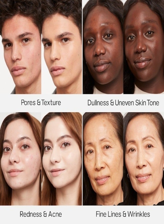 Saie SAIE   Glowy Super Skin Tint Foundation with Hyaluronic Acid , 25 Medium/Tan Golden Undertones 30ml - Lightweight, Hydrating Coverage  - Image 5