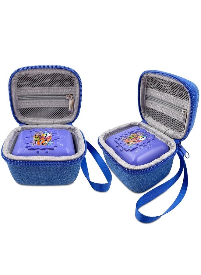xcivi Hard Carrying EVA Case for Bitzee Interactive Toy Digital Pet with 15 Animals Virtual Electronic Pet, Protective Storage Accessory Compatible with Bitzee 3D Interactive Pets React to Touch (Blue) - Image 2