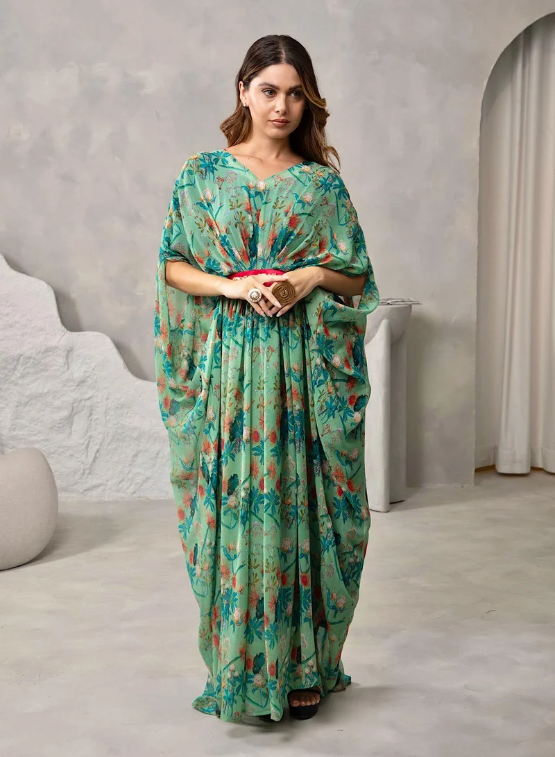 ECSTACY Printed kaftan set