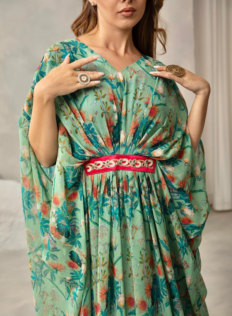 ECSTACY Printed kaftan set